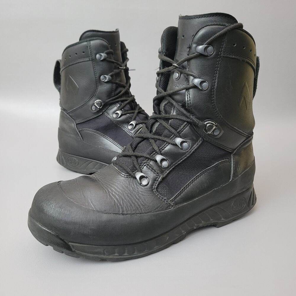 Genuine British Military Issued Haix Boots Hi Liability Male Combat Black US 11